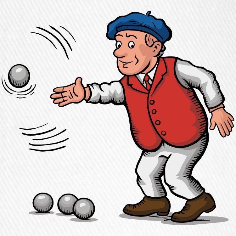 image homme pétanque